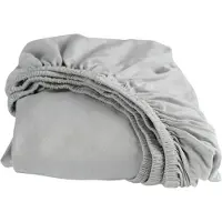 Cinderella Hoeslaken Light Grey (Jersey)-120 x 200 cm
