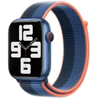 Apple Sport Loop band voor de Watch | 44/45/46/49 mm - Blue Jay/Abyss Blue