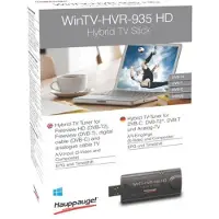 Hauppauge TV-stick WinTV-HVR-935HD Opnamefunctie, Met DVB-T antenne, Met afstandsbediening Aantal tuners: 1