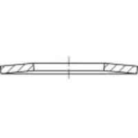 Toolcraft 137347 Schijfveren Binnendiameter: 10.2 mm DIN 2093 Verenstaal 200 stuk(s)
