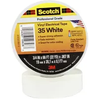 3M 35 SCOTCH35-19X20WH Isolatietape 35 Wit (l x b) 20 m x 19 mm 1 stuk(s)