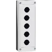 Baco LBX0500 224205 Lege behuizing 5 inbouwplaatsen (l x b x h) 206 x 74 x 47.9 mm Grijs, Zwart 1 stuk(s)