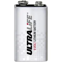 Ultralife U9VL-J-P 6LR61 9V batterij (blok) Lithium 1200 mAh 9 V 1 stuk(s)