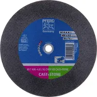 PFERD TOOLS 80 T 400-4,0 L SG CHOP HD CAST+STONE/25,4 66624083 Doorslijpschijf recht 400 mm 10 stuk(s) Aluminium, Gietijzer, Kunststof, Steen, Non-ferrometaal