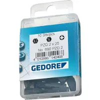 Gedore 690 PZD 3 S-010 6553090 Kruis-bit PZ 3 Chroom-vanadium speciaal staal Gebruineerd C 6.3 1 stuk(s)