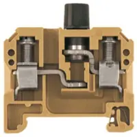 Weidmuller 0501620000 Zekering-serieklem Schroeven Middelgeel 20 stuk(s)