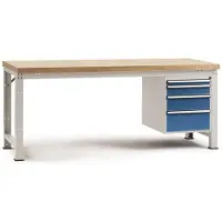 Manuflex WP5422.2001 Werkbank Rood-oranje (RAL 2001)
