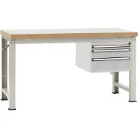 Manuflex WP5412.9006 Werkbank Aluminium-zilver