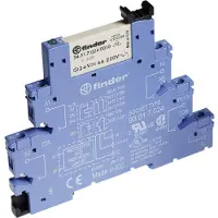 Finder 38.61.7.012.5050 Relaismodule (modulair) Nominale spanning: 12 V/DC Schakelstroom (max.): 6 A 1x wisselcontact Tray 1 stuk(s)