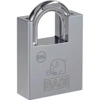 Basi 6160-4000 Hangslot 40 mm Verschillend sluitend Zilver Sleutelslot