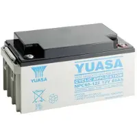 Yuasa Loodaccu 12 V 65 Ah Loodvlies (AGM) (b x h x d) 350 x 174 x 166 mm Geringe zelfontlading