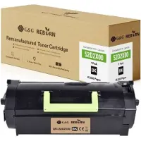 G&G Toner vervangt Lexmark 522X Compatibel Zwart 45000 bladzijden Reborn remanufactured 21310