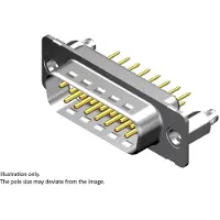Molex 1731091902 D-sub connector Aantal polen: 50 Soldeerpennen 1 stuk(s)