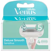 Gillette Venus Deluxe Smooth System mesjes Gevoelig (4 x)