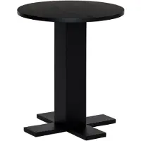 Hubsch Koohi bijzettafel zwart - 882002