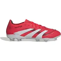Adidas Predator Pro Gras Voetbalschoenen (FG) Rood Wit Zwart
