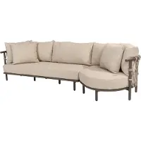 4 Seasons Outdoor Ezra chaise lounge bank groot 2 delig terre