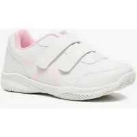 Chicane kinder gymschoenen klittenband wit roze maat 34