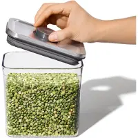 Oxo POP Container 2.0 Good Grips SteeL Rechthoekig Laag (1,6 L)