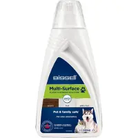 Bissell Multi-Surface Pet Vloerreinigingsmiddel 1L - Geschikt voor CrossWave & SpinWave - Vloerreiniger met Febreze - Verwijdert Huisdier Vlekken en Geuren - Veilig voor Tegels en Hout - 2550