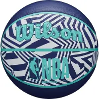 Wilson NBA DRV Plus Dazzle Camo Indigo Basketbal Maat 7