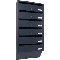 Profirst Brievenbussysteem Maildrop 6 Antraciet