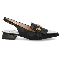 Hispanitas Hispanitasvoor vrouwen. CHV253817 Dali leren schoenen zwart (37), Leer, 1 tot 3 cm, 3 tot 5 cm, Geen, Gesp, Casual