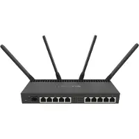 Mikrotik RB4011iGS+5HacQ2HnD-IN Wireless Router, Dual-band 2.4/5GHz, 10x Gigabit Ethernet, PoE, RouterOS