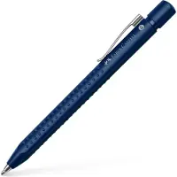 Faber-Castell Grip 2011 Intrekbaar Balpen Blauw 0,6 mm Extra breed Balpen Navulbaar