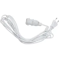 Eglo Kerstpyjama E14 25w 350 Cm Wit - Lampsnoeren & lampverlengstukken Kunststof White - U4