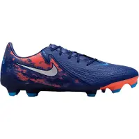 Nike Voetbalschoen 'Phantom GX II Academy' donkerblauw / oranje / zilver