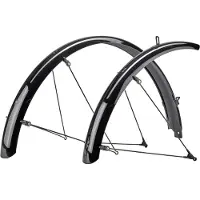 Sks Bluemels Basic Spatbordenset 28" 65 mm - Zwart