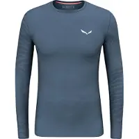 Salewa - Cristallo Warm AMR L/S Tee - Merino-ondergoed 48 - M, blauw