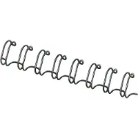 Fellowes metalen draadrug 6 mm zwart (100 stuks)