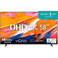 Hisense 58A6K - 58 inch - 4K LED Smart TV - Game Mode Plus - Airplay2