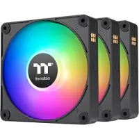 Thermaltake CT120 EX PC-ventilator Zwart Incl. LED-verlichting