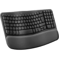 Logitech 920-012283, Volledig formaat (100%), Draadloos, RF Wireless + Bluetooth, Membraantoets, QWERTZ, Grafiet
