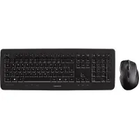 Cherry DW 5100 toetsenbord Inclusief muis RF Draadloos QWERTZ Duits Zwart