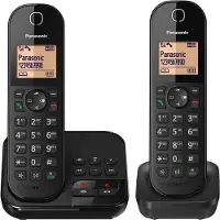 Panasonic Draadloze telefoon - - KX-TGC422GB - Zwart - Batterijduur 18u - Adresboek 120 contacten