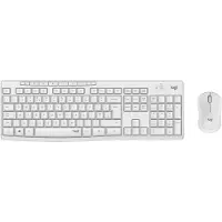 Logitech MK295 desktop set, draadloos, spatwaterdicht, SilentTouch technologie, 8 speciale toetsen (Duitse Qwertz-indeling)