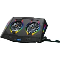 Digital Data Communications THYIA ERGO Gaming-Notebook Kühlständer mit 2 Lüftern Cooling-pad voor laptop
