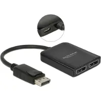 DeLOCK 87768 DisplayPort-splitter Zwart