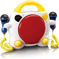 Lenco KCD-011KIDS - Draagbare karaoke CD-speler met Bluetooth voor kinderen - Meerkleurig
