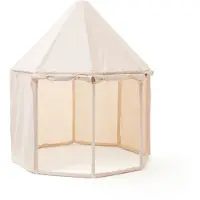 Kids Concept Speeltent - Paviljoen - 122x142 cm - Natuurlijk Wit - - OneSize - Speeltenten
