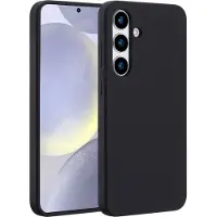 Accezz Liquid Silicone Backcover met MagSafe voor de Samsung Galaxy S25 Plus - Zwart