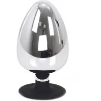 Kiotos - Buttplug RVS Met Siliconen Voetje BIG-S