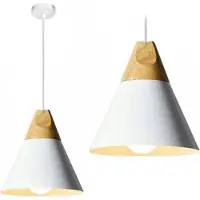 Toolight App061-1Cp Scandi C Hanglamp Wit 26X25X26Cm