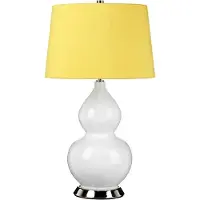 Elstead Lighting LED Tafellamp ISLA | 1X E27 Max 60W | Polished Nickel, White, Yellow