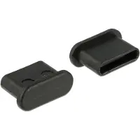 DeLOCK 64014 Staubschutz USB TypC-Buchse o. Griff schwarz 10 St.