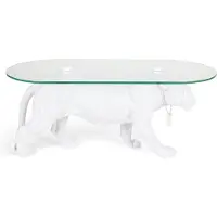 Bold Monkey Dope As Hell Panter salontafel Wit